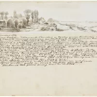 Een brief van Pieter van Loon uit 1870, uit het archief van het Rijksmuseum
