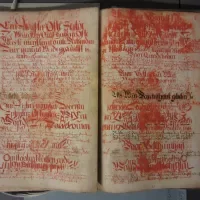 Medicijnboek geschreven in Utrecht 1664 door mr Johannes Andreisen Kelleneer uit Arnhem met medische voorschriften en enkele persoonlijke aantekeningen. ca. 1700.